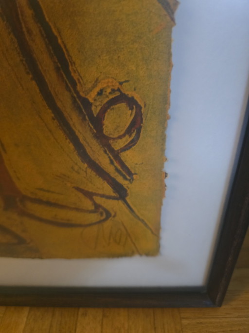 1 imagen en linograbado de Markus Lüpertz