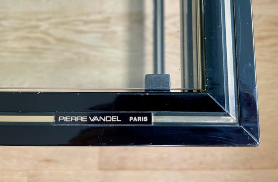 Mesa de centro de diseño Pierre Vandel Paris - carrito de bar, Mesas de centro, Vidrio, Aluminio, Negro (foto 7 de 10)