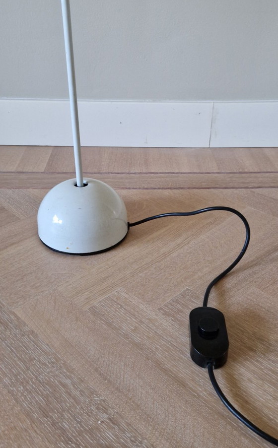 Image 1 of Vintage Italian design lamp, Luci Tulipano, DesignSTD, white metal and glass, 1970s