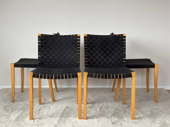 Image 1 of Chaises modèle 737 de Peter Maly pour Thonet, années 1990, lot de 4