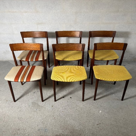 Image 1 of 6 Esszimmerstühle aus Palisanderholz – Rosengren Hansen, Dänemark