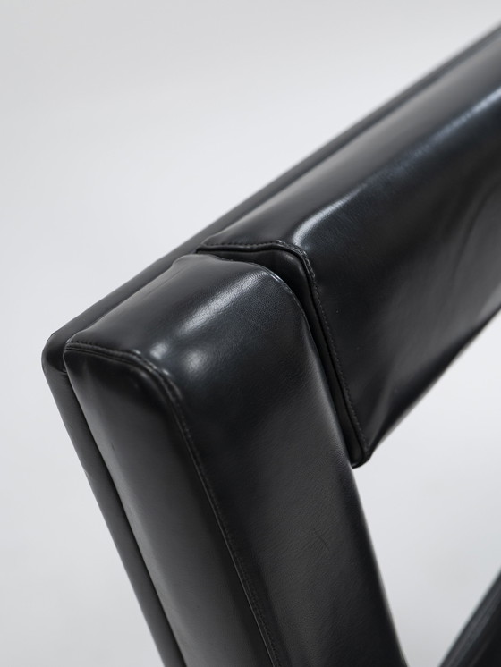 Image 1 of Leatherette Armchair Prototype, Italy, 1980s