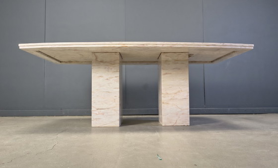 Image 1 of Vintage marble dining table, 1970s