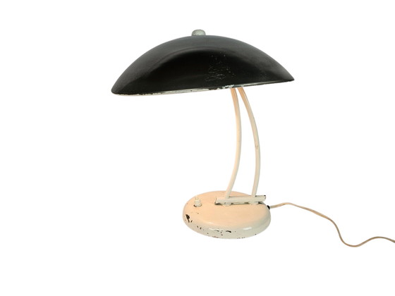 Image 1 of VEB Leuchten | East-Germany | Table Lamp | Bauhaus Style | Marianne Brandt Style UFO Lamp | 50's
