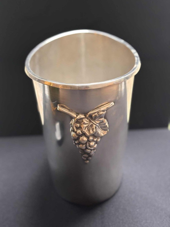 Image 1 of Secchiello per champagne placcato argento vintage: L Ecuyer francese