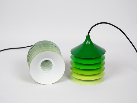 Image 1 of Pair of vintage Duett lamps by Bent Gentzel Boysen for IKEA, 1983