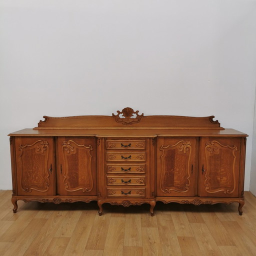 Vintage Louis XV Dressoir, Wandkast, Ladekast