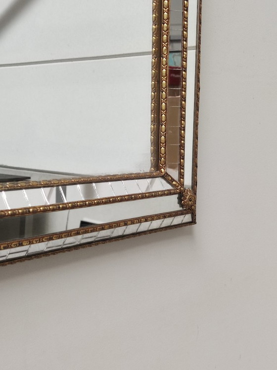 Image 1 of Venetian mirror VRP Espejos Artesanía - Spain ca. 1980 - Craft & Hollywood Regency