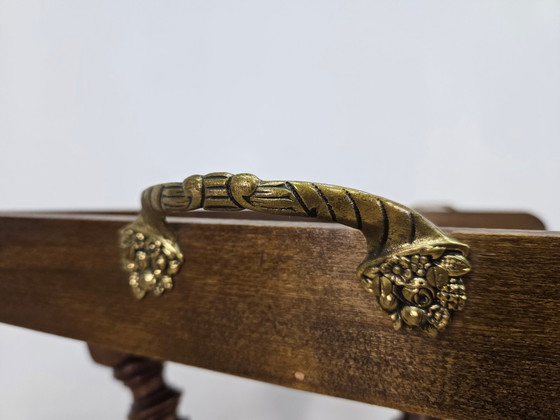 Eclectische Bijzettafel met Afneembaar Dienblad, 19e eeuw (photo 7 of 16)