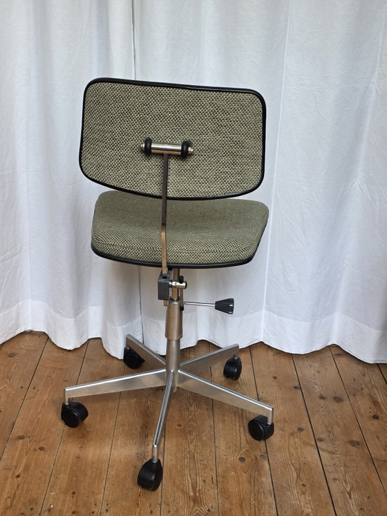 Vintage Deense Labofa Bureaustoel (volledig gerestaureerd) – Bureaustoelen, Metal, Plastic (photo 2 of 10)
