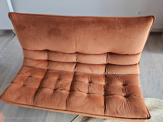 Image 1 of Happy 2-seater et longchair velours