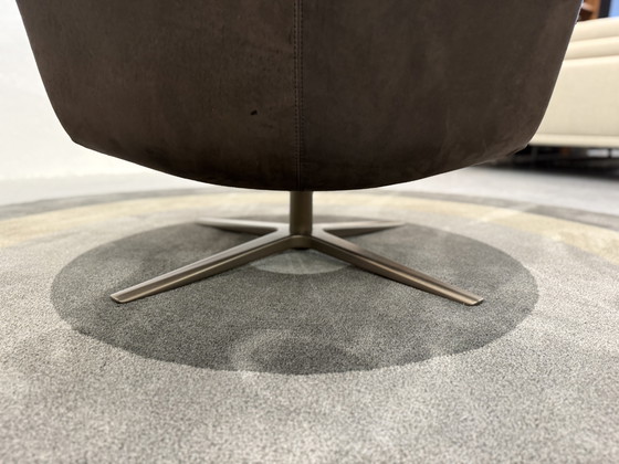 Image 1 of Leolux Kudo Two Fauteuil pivotant State fabric Danza leather