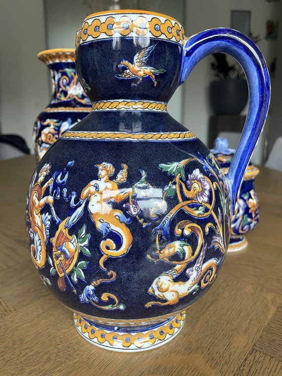 Image 1 of Set 3 Vazen Gien Renaissance Blue