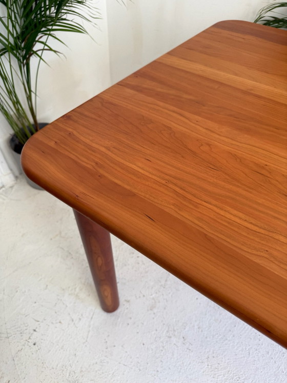Extendable solid teak dining table, Wood, Brown (photo 7 of 14)