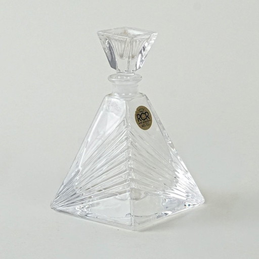 Jarra de cristal, diseño italiano, años 70, fabricada por RCR Cristalleria Italiana