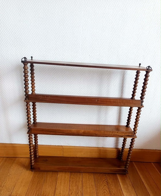 Image 1 of Napoleon III Gedraaide Kolom Wandplank