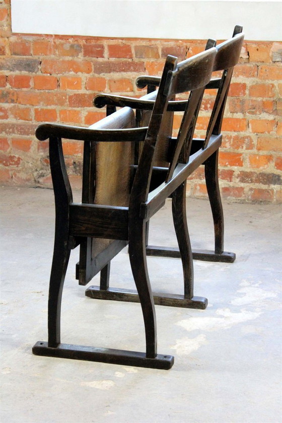 Image 1 of Sièges de cinéma vintage, années 1930, lot de 2