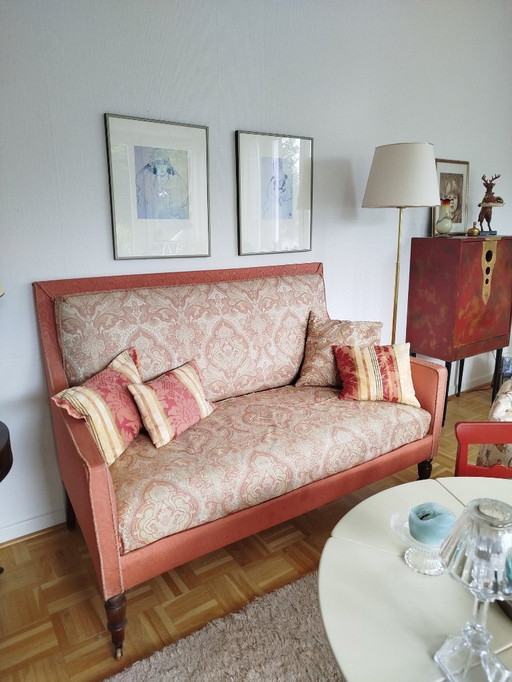 Antique sofa, Napoleon, Biedermeier, French