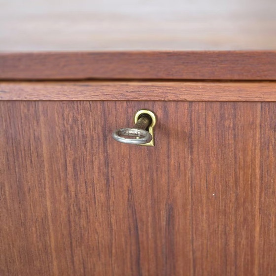 Vintage Teak Danish Chest of Drawers 1960s, Scandinavian 4 Drawers, Wood, Brown (photo 7 of 21)