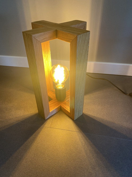 Image 1 of Wooden table lamp