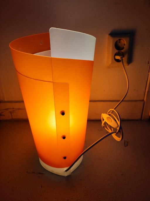 Orange Slamp lamp by Samuel Parker
