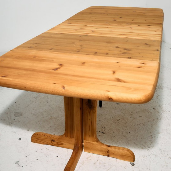 Image 1 of MK11071 Set da pranzo in pino di Rainer Daumiller per Hirtshals Savvaerk, set di 7 persone