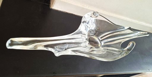 Grande ciotola in vetro organico stile Murano