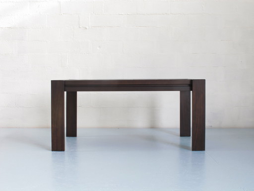 Solid Iroko Wood Desk or Dining Table, Regain Edition