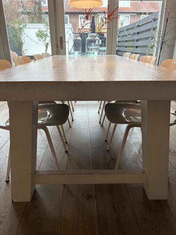 Image 1 of White dining table Big Top, Keijser & Co, 260 x 110 x 78