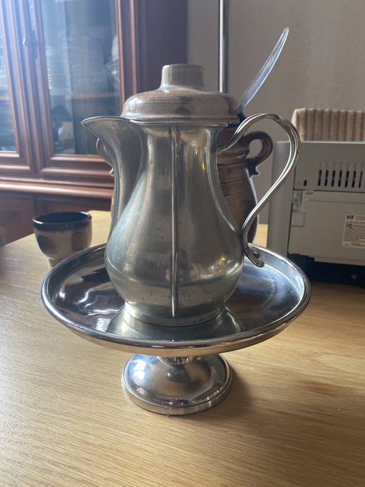 Budapester Kännchen 1949 Versilbert