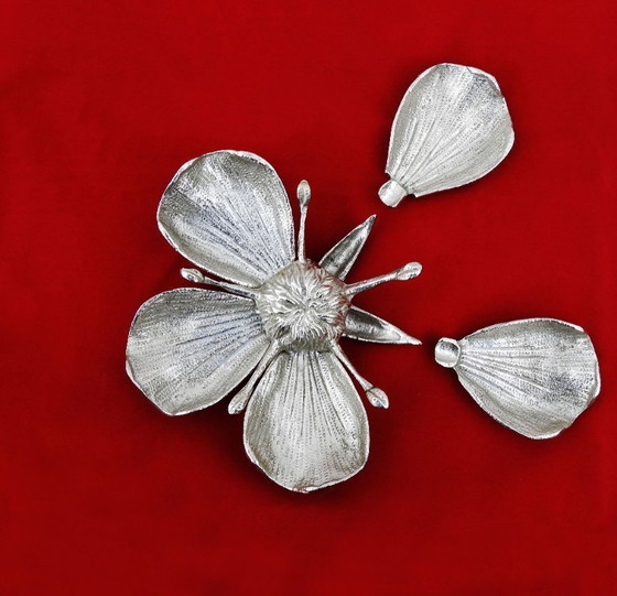 Image 1 of Gucci Style Five Petal Flower Ashtray or Catch-all Mid Century Italy C1960s