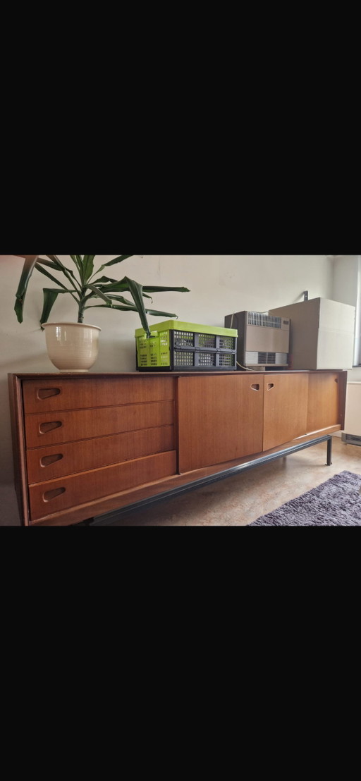 Credenza vintage in teak - anni '60 – dressoirs, Metal, Wood
