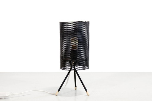 Lampada da tavolo Pilastro in metallo perforato di Tjerk Reijenga