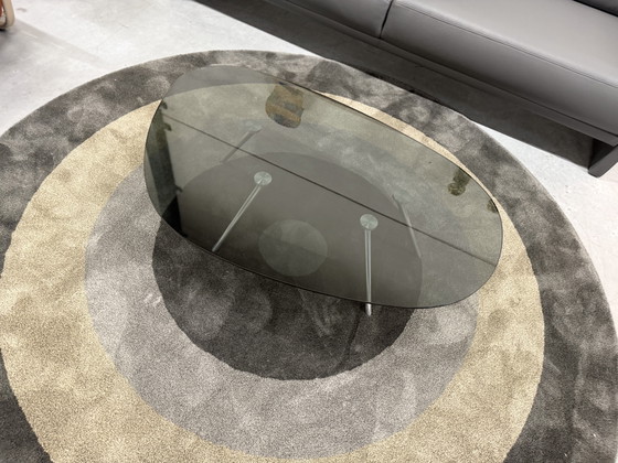 Image 1 of Tavolino da caffè Beek Maupertuus in vetro nero 110x71