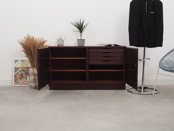 Image 1 of Gabinete de caoba, diseño danés, década de 1960, fabricante: Omann Jun