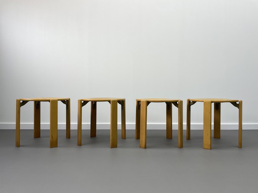 4x Vintage Bruno Rey Stools Kusch & Co.