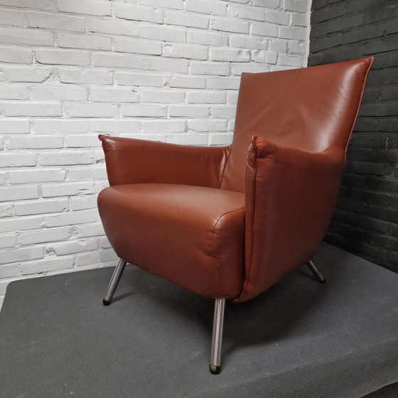 2 Fauteuils Label Gerard van den Berg modèle Cheo – Label Van den Berg, Cuir (photo 3 of 8)