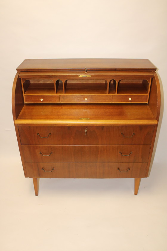 Image 1 of Secrétaire vintage élégante – compacte et pratique