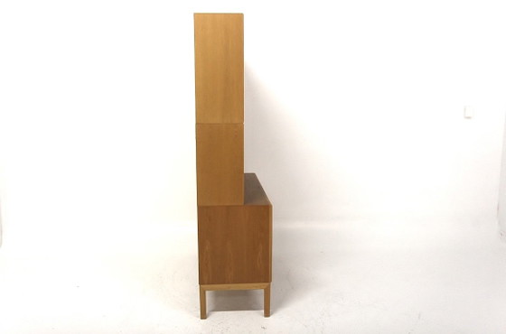 Scandinavian Bookcase "Norrland" Alf Svensson, Sweden, 1960 – Wood (photo 8 of 12)