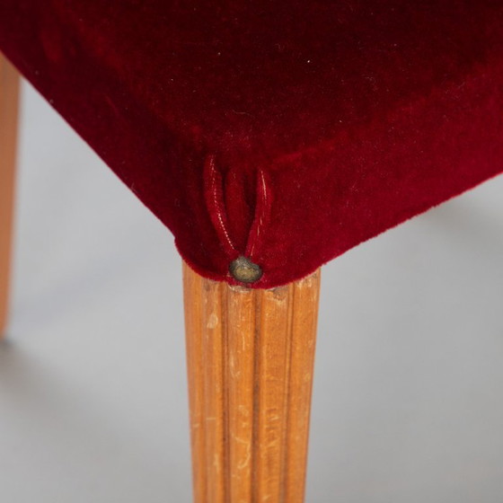 Image 1 of 4 schwedische Stühle aus den 40er Jahren, zugeschrieben Otto Schulz für Boet