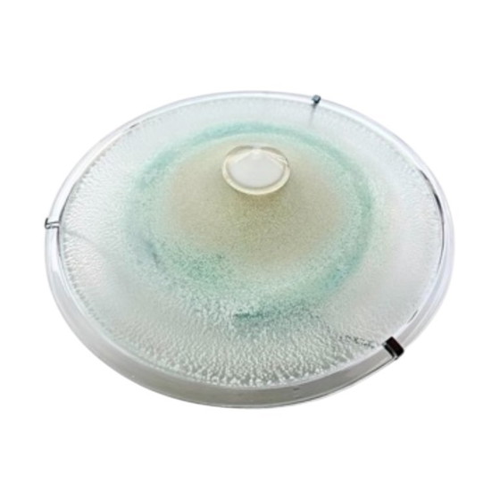 Image 1 of Lampada da parete vintage soffiata a mano, anni '80