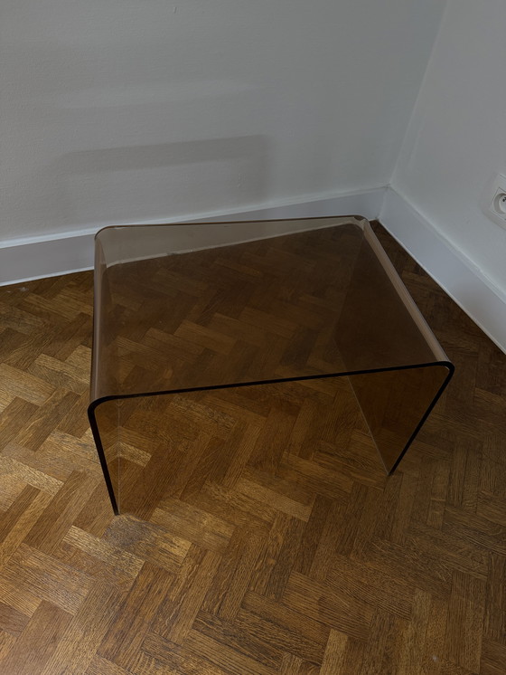 Image 1 of 3x Beistelltisch plexi verre fumé