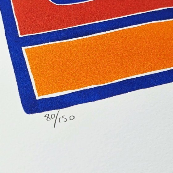 Image 1 of 1990s Keith Haring Limited Edition Lithograph - Numbered in Pencil.