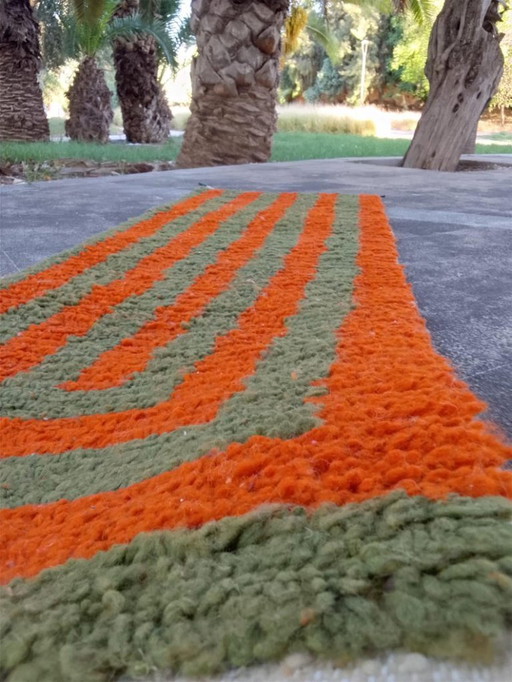 Handgeknüpfter Läuferteppich 300 cm x 70 cm