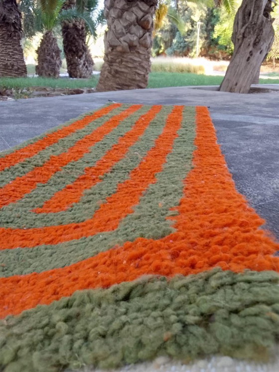 Image 1 of Handgeknüpfter Läuferteppich 300 cm x 70 cm