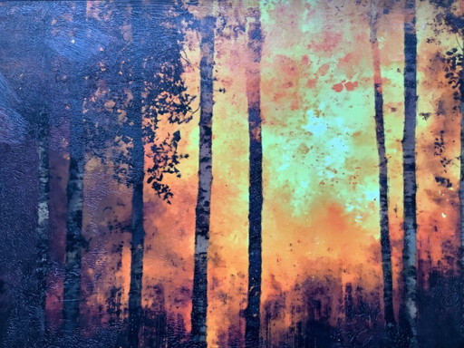 Gemälde "Die Wälder" John Wysoscky