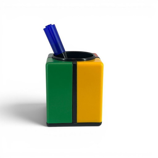 Vintage Tino TT Design Stifthalter – Memphis Style / Postmodern 1980s Designobjekt