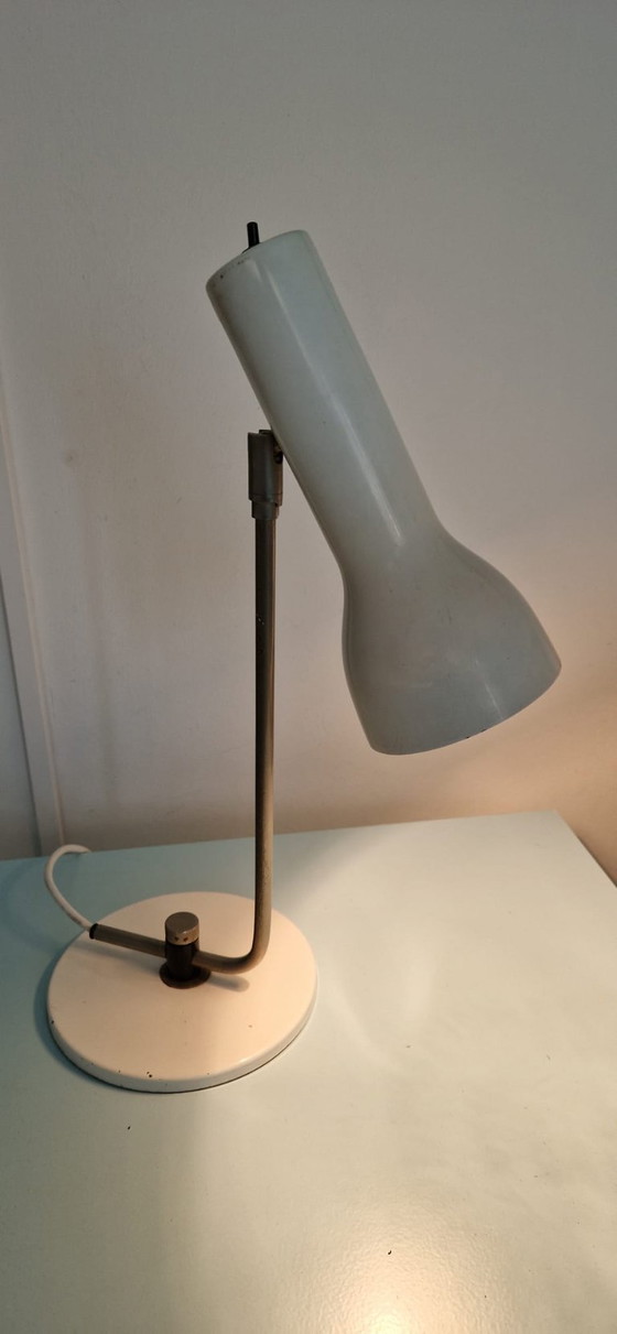 Image 1 of Lampe de table vintage Anvia RL45 blanche