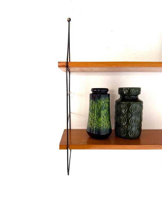 Vintage Shelving unit, WHB Germany ‘60 – Wood, Metal (photo 4 of 8)