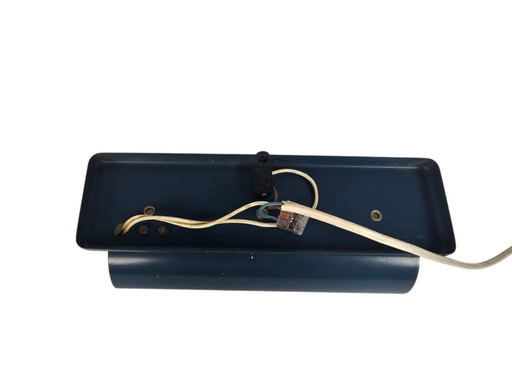 Gispen - H.W. Gispen - cylinder wall lamp - metal - blue - 1950's